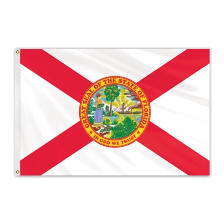 Global Flags Unlimited Florida Outdoor Nylon Flag 4'x6' 200184